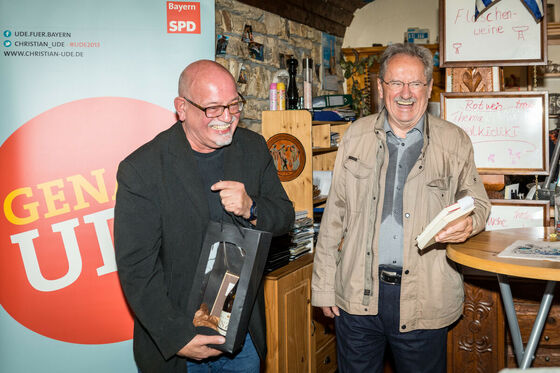 Christian Ude und OV-Vorsitzender Thomas Pregl